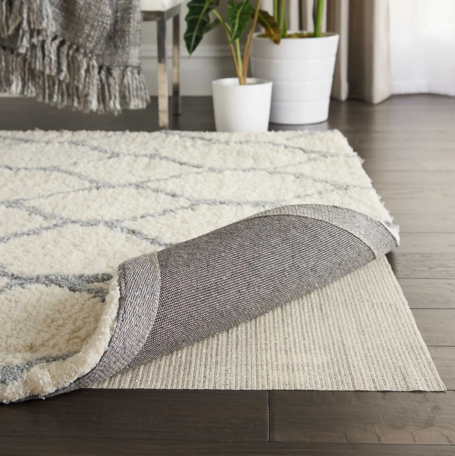 Nonslip Rug Pad - 7.5'W x 4.67'D
