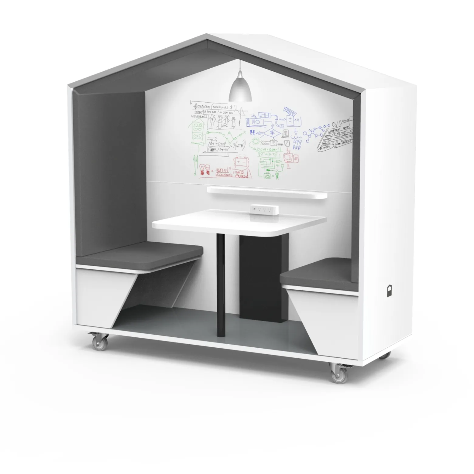Nook Huddle Pod with Whiteboard