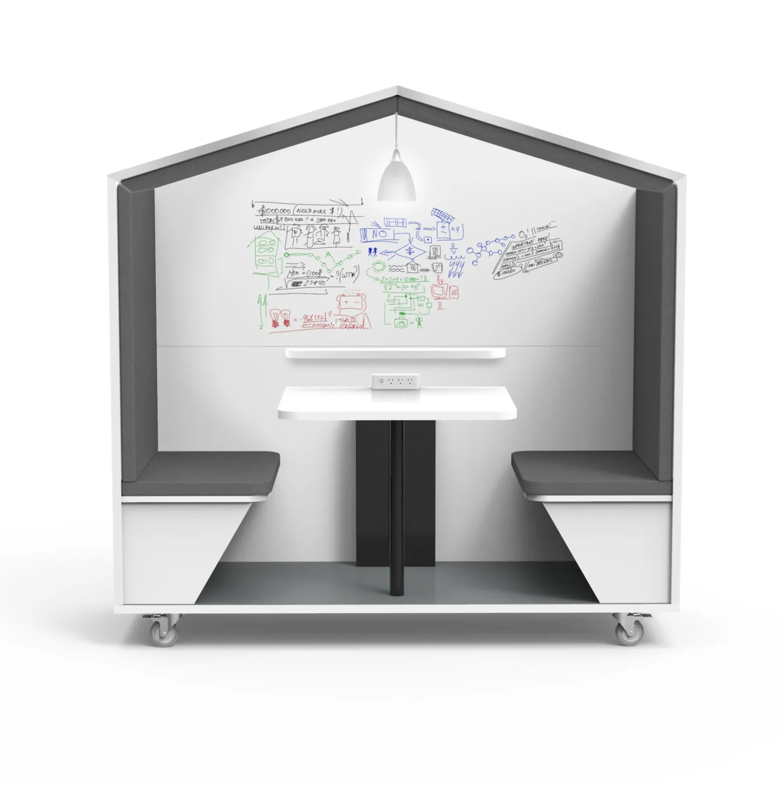 Nook Huddle Pod with Whiteboard