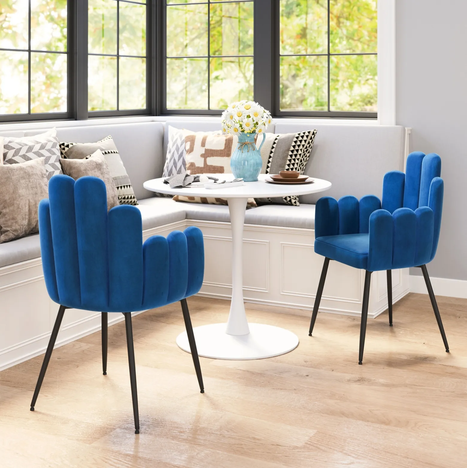 Noosa Velvet Dining Chair - Set of Two