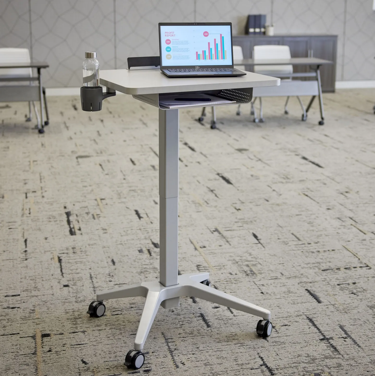 Olympus Adjustable Height Mobile Lectern