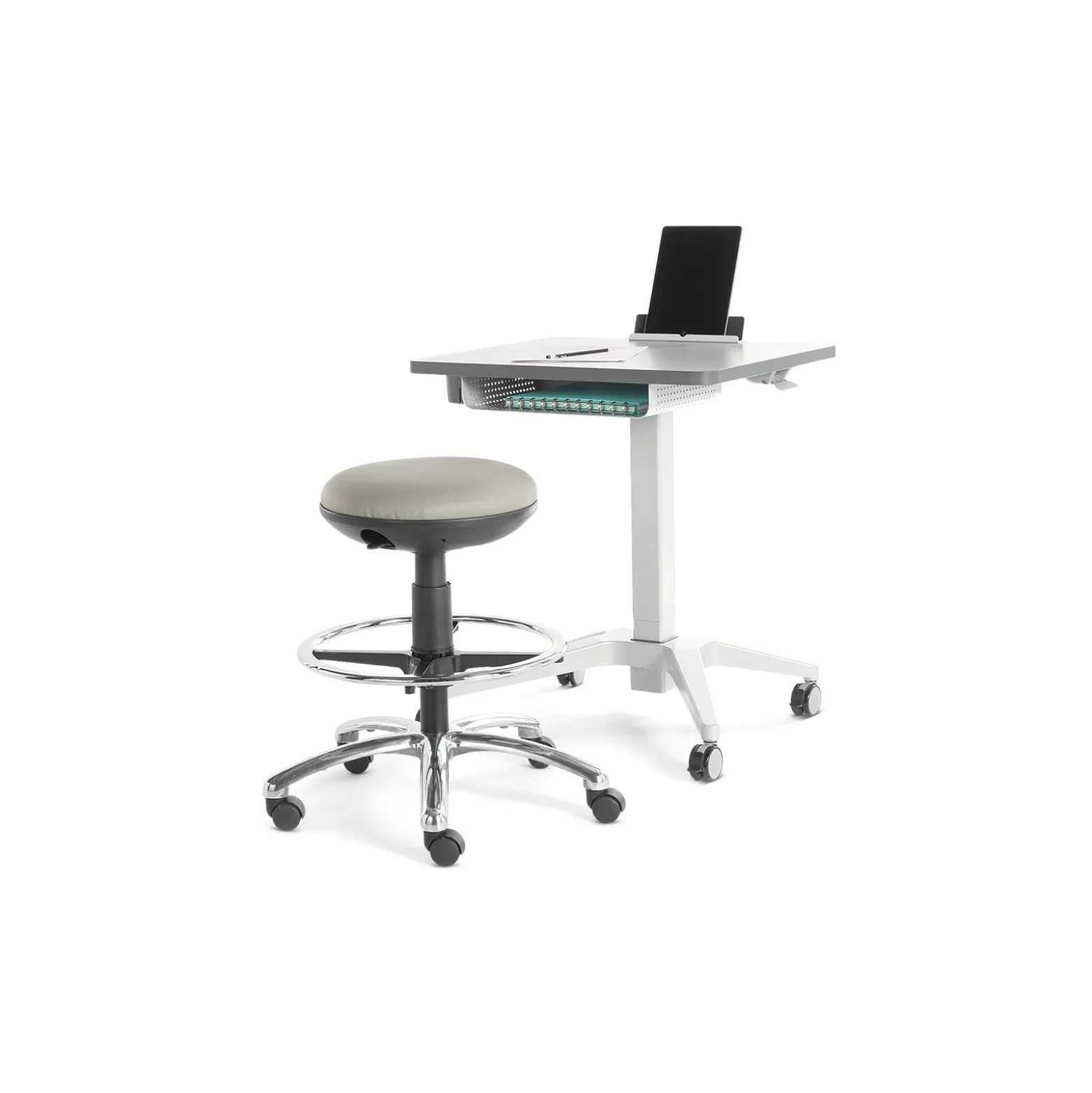 Olympus Adjustable Height Mobile Lectern