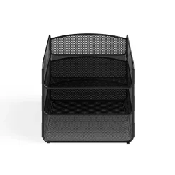 Onyx Desk Organizer, Triple Tray