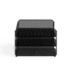 Onyx Desk Organizer, Triple Tray