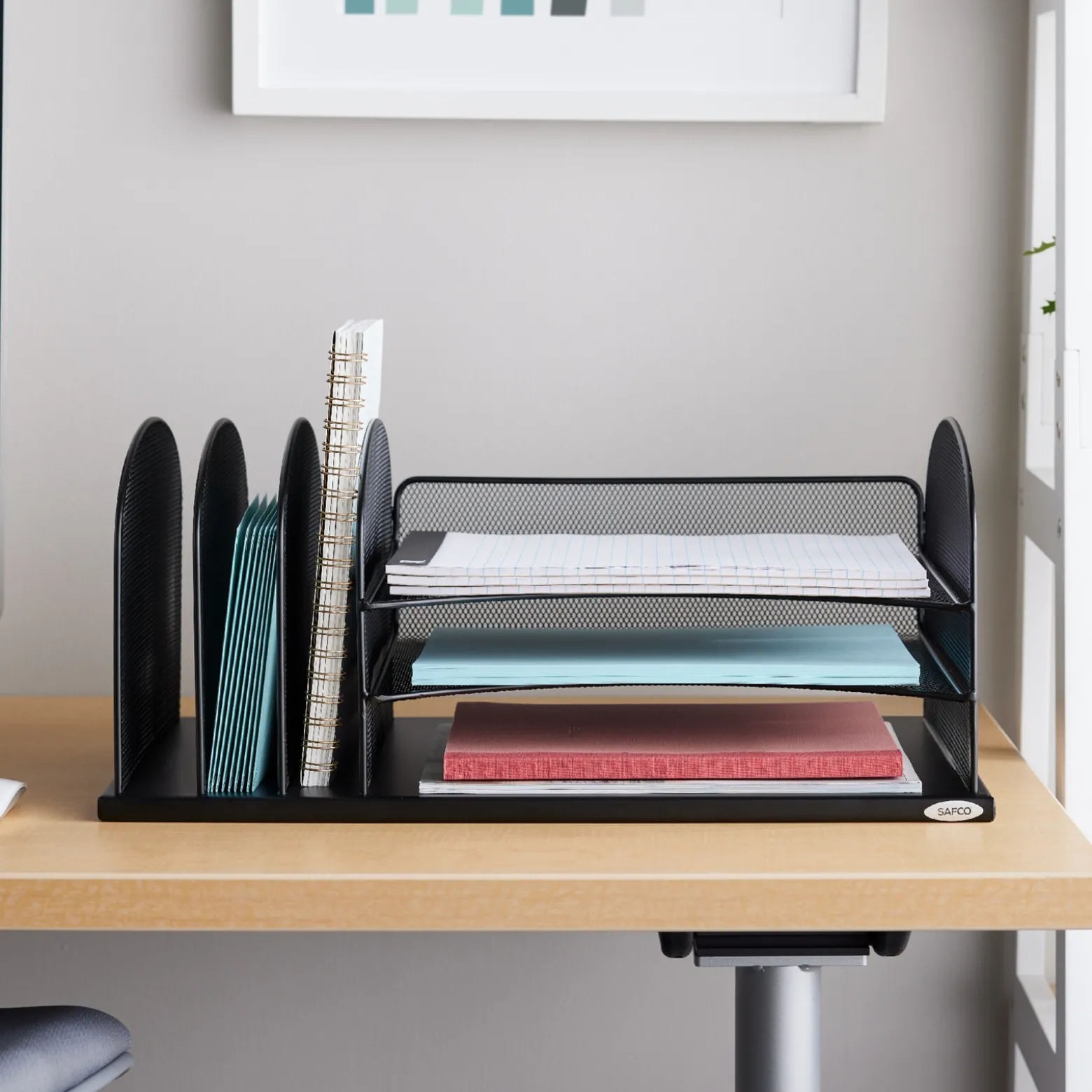 Onyx Desktop Organizer with Six Compartments