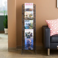 Onyx Five Pocket Mesh Magazine Rack