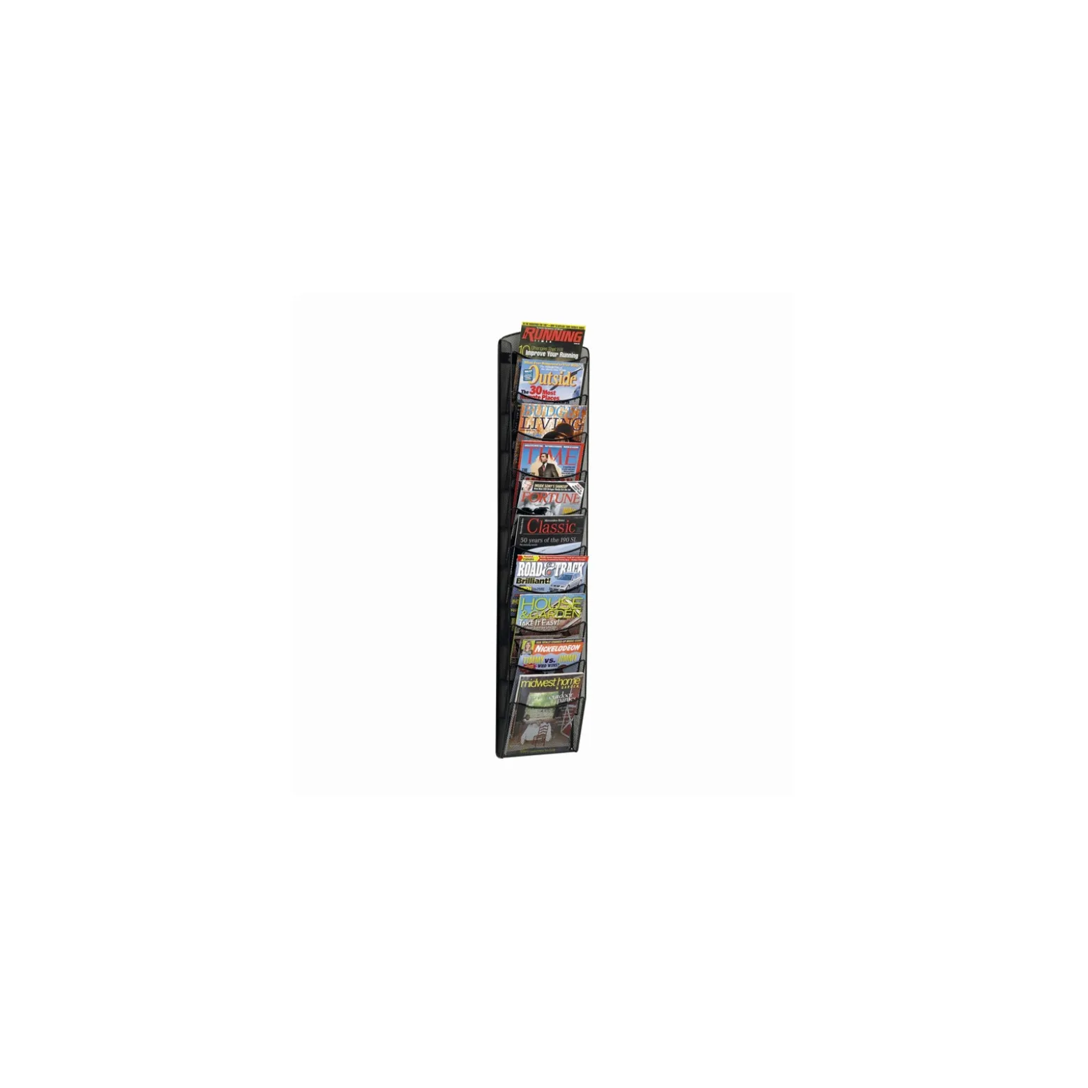 Onyx Magazine Rack with 10 Pocket