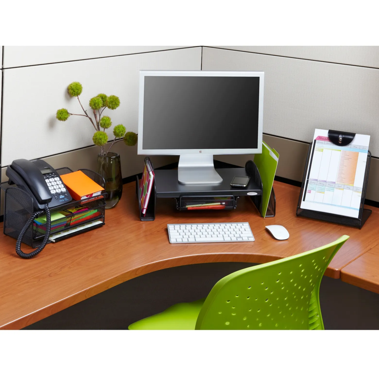 Onyx Monitor Stand with Mesh Drawer