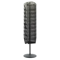 Onyx Rotating Magazine Stand with 30 Pockets