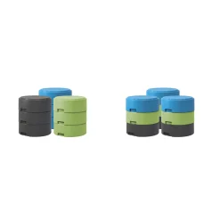 Oodle Three Section Stool with One Rocker Base