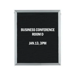 Open Faced Aluminum Frame Letter Board 30"Wx24"H