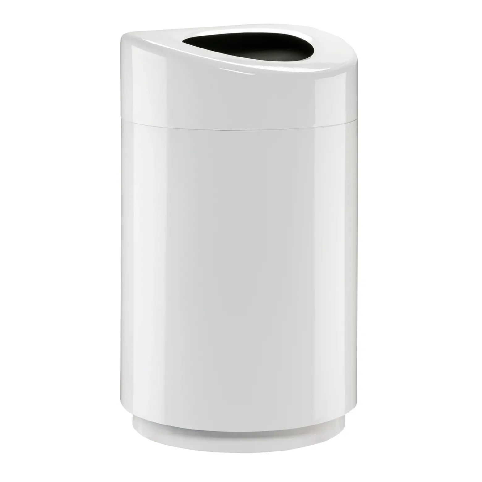 Open Top Powder Coated Trash Receptacle - 30 Gallon