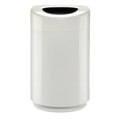 Open Top Powder Coated Trash Receptacle - 30 Gallon