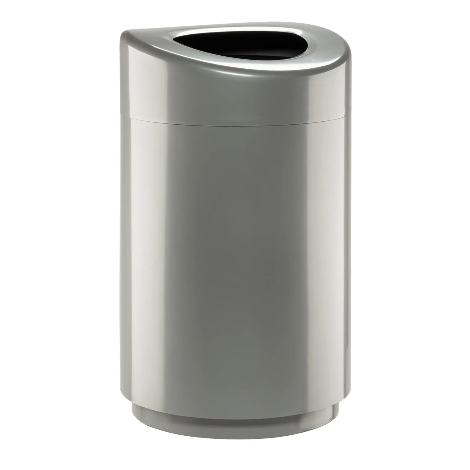 Open Top Powder Coated Trash Receptacle - 30 Gallon