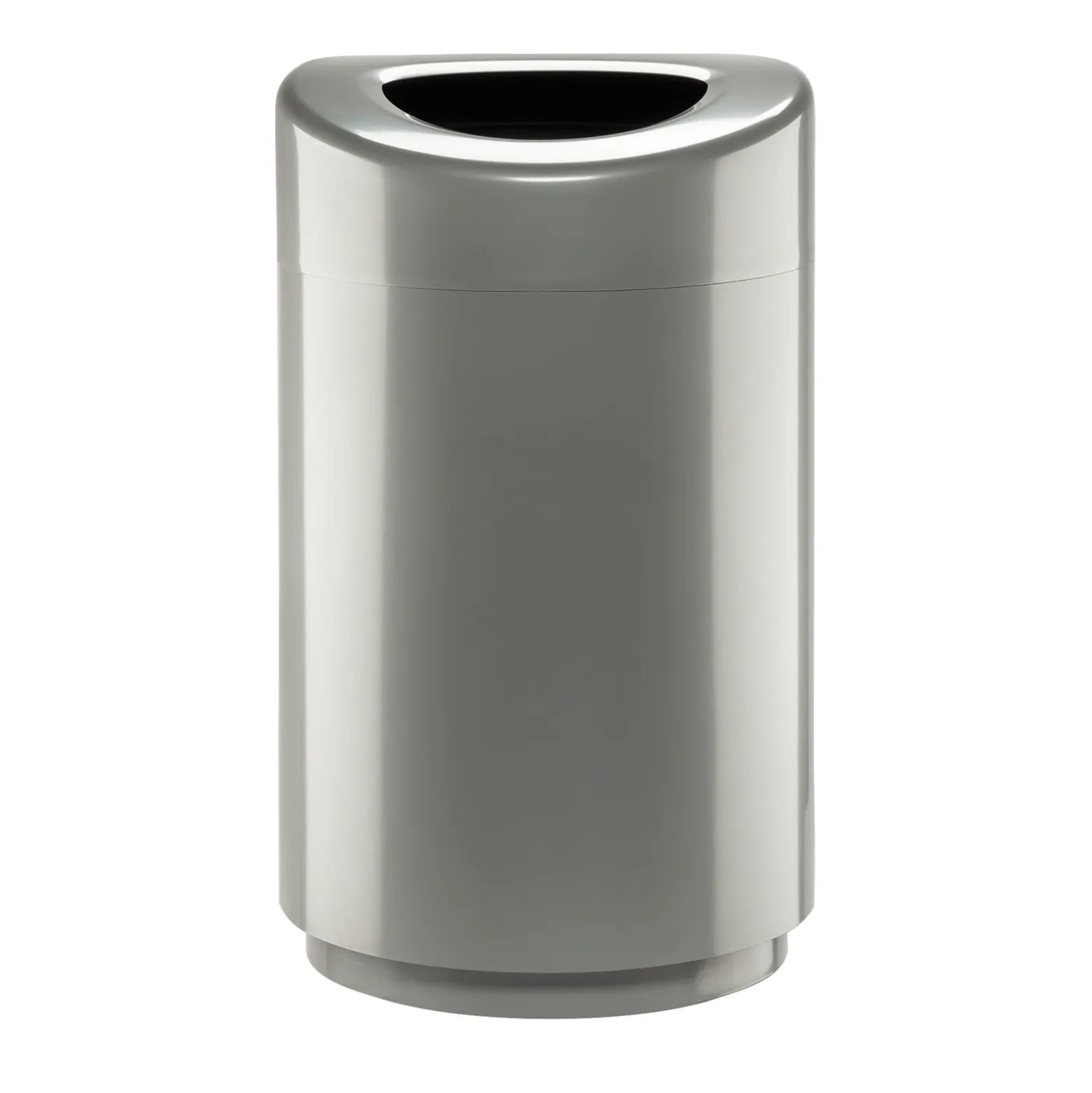 Open Top Powder Coated Trash Receptacle - 30 Gallon