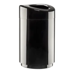 Open Top Powder Coated Trash Receptacle - 30 Gallon