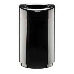 Open Top Powder Coated Trash Receptacle - 30 Gallon
