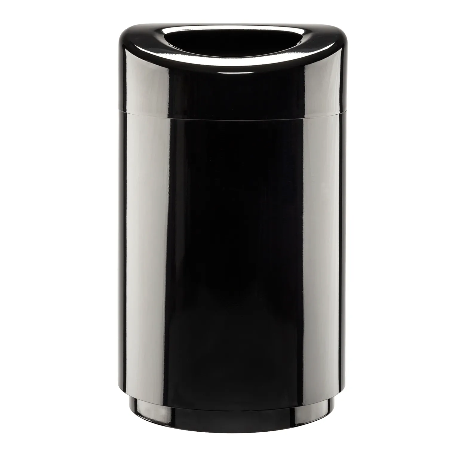 Open Top Powder Coated Trash Receptacle - 30 Gallon