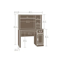 Orchard Hills Compact Desk with Hutch - 43