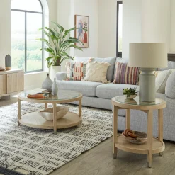 Oslo Round End Table