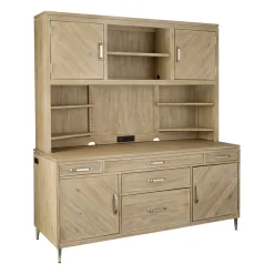 Oslo Storage Credenza w/ Hutch - 66"W x 24"D