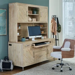Oslo Storage Credenza w/ Hutch - 66"W x 24"D