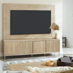 Oslo TV Console with Backer Panel