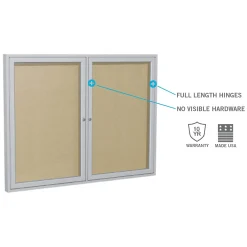 Outdoor Bulletin Board 96"W x 48"H