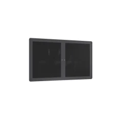 Ovation 2 Door Enclosed Fabric Bulletin Board 36