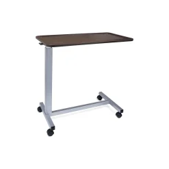 Overbed Tables Height Adjustable Overbed Table with Lipped Top - 30"W x 16"D