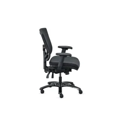 Overtime Mesh-Back 24/7 Big and Tall Office Chair with Polyurethane Seat