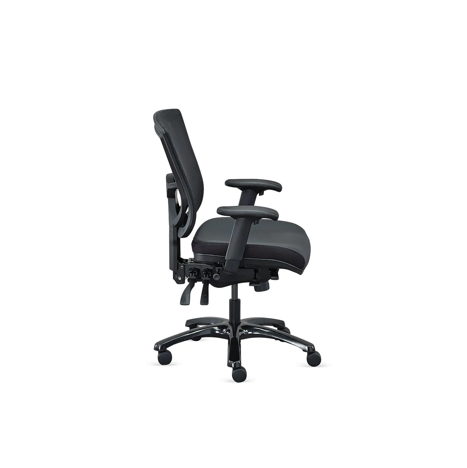 Overtime Mesh-Back 24/7 Big and Tall Office Chair with Polyurethane Seat