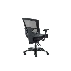 Overtime Mesh-Back 24/7 Big and Tall Office Chair with Polyurethane Seat