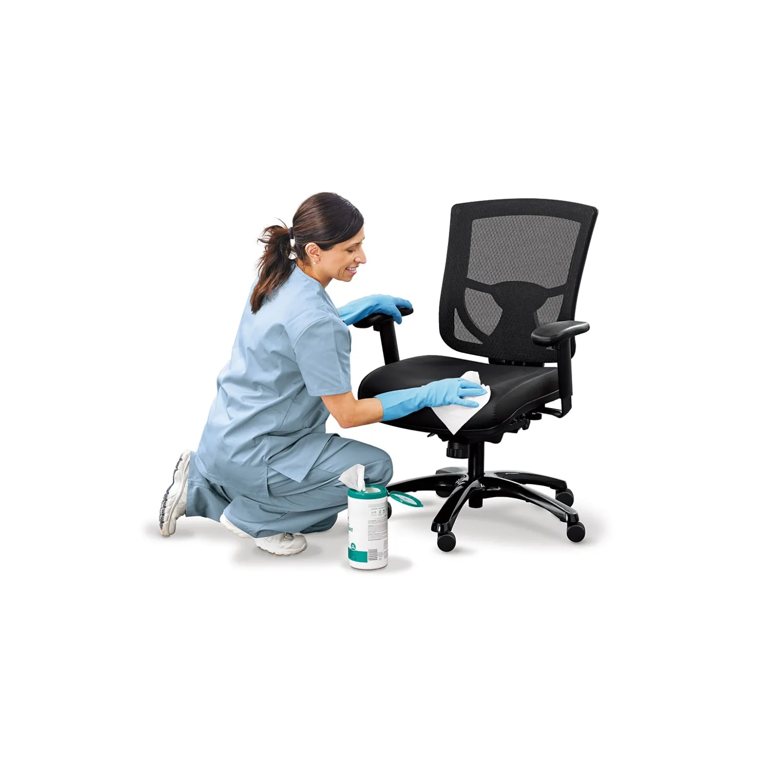 Overtime Mesh-Back 24/7 Big and Tall Office Chair with Polyurethane Seat
