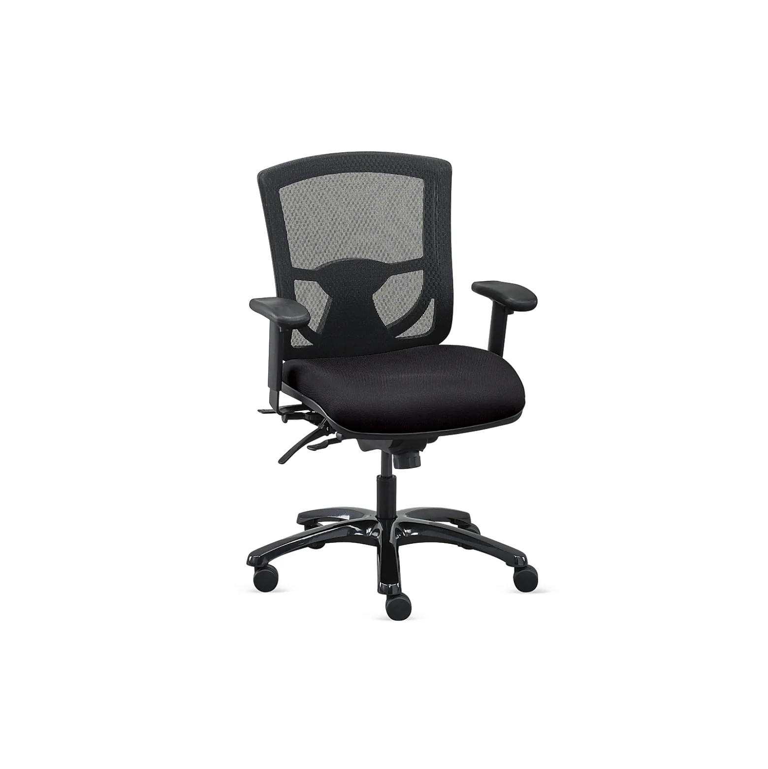 Overtime Mesh-Back 24/7 Big and Tall Office Chair with Fabric Seat