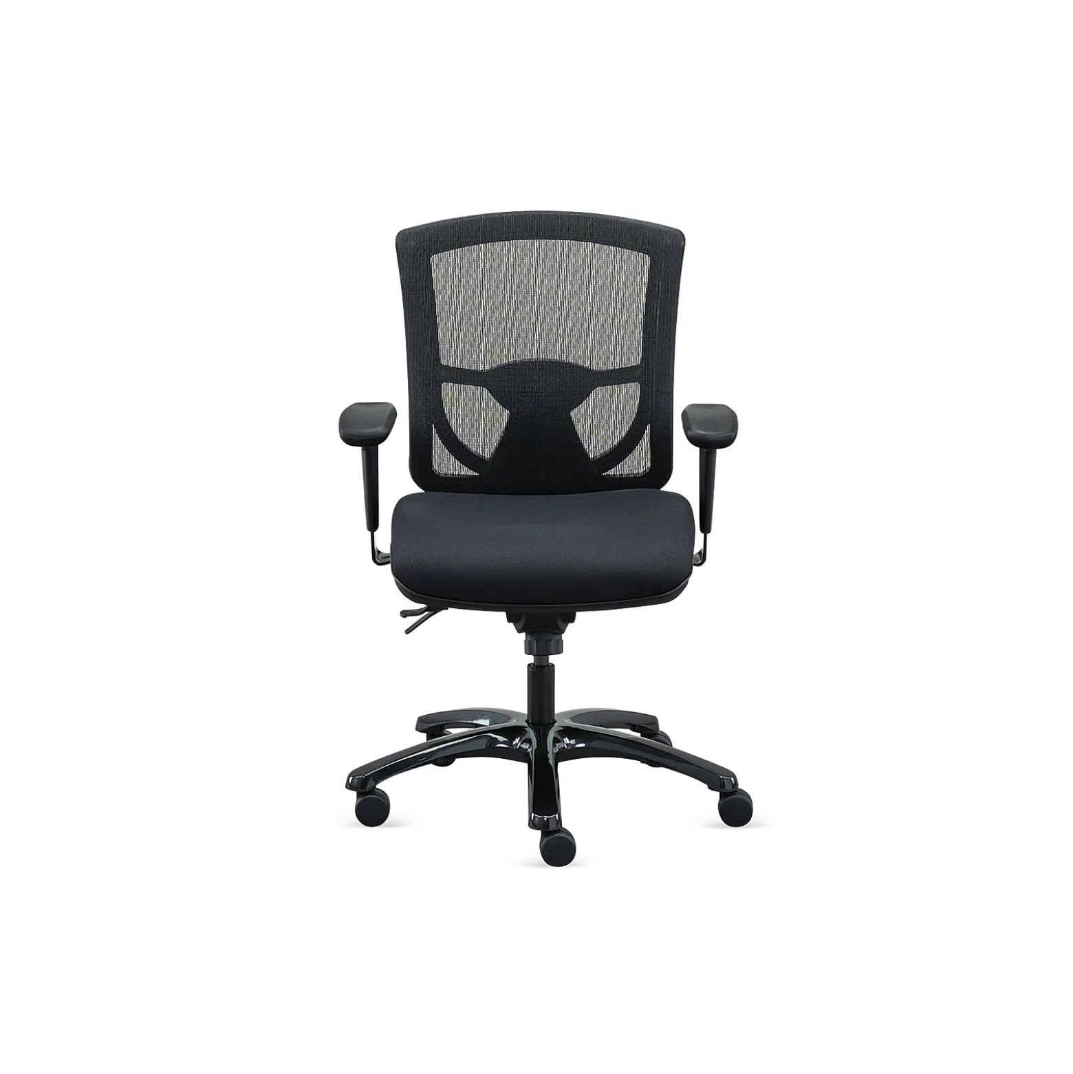 Overtime Mesh-Back 24/7 Big and Tall Office Chair with Fabric Seat