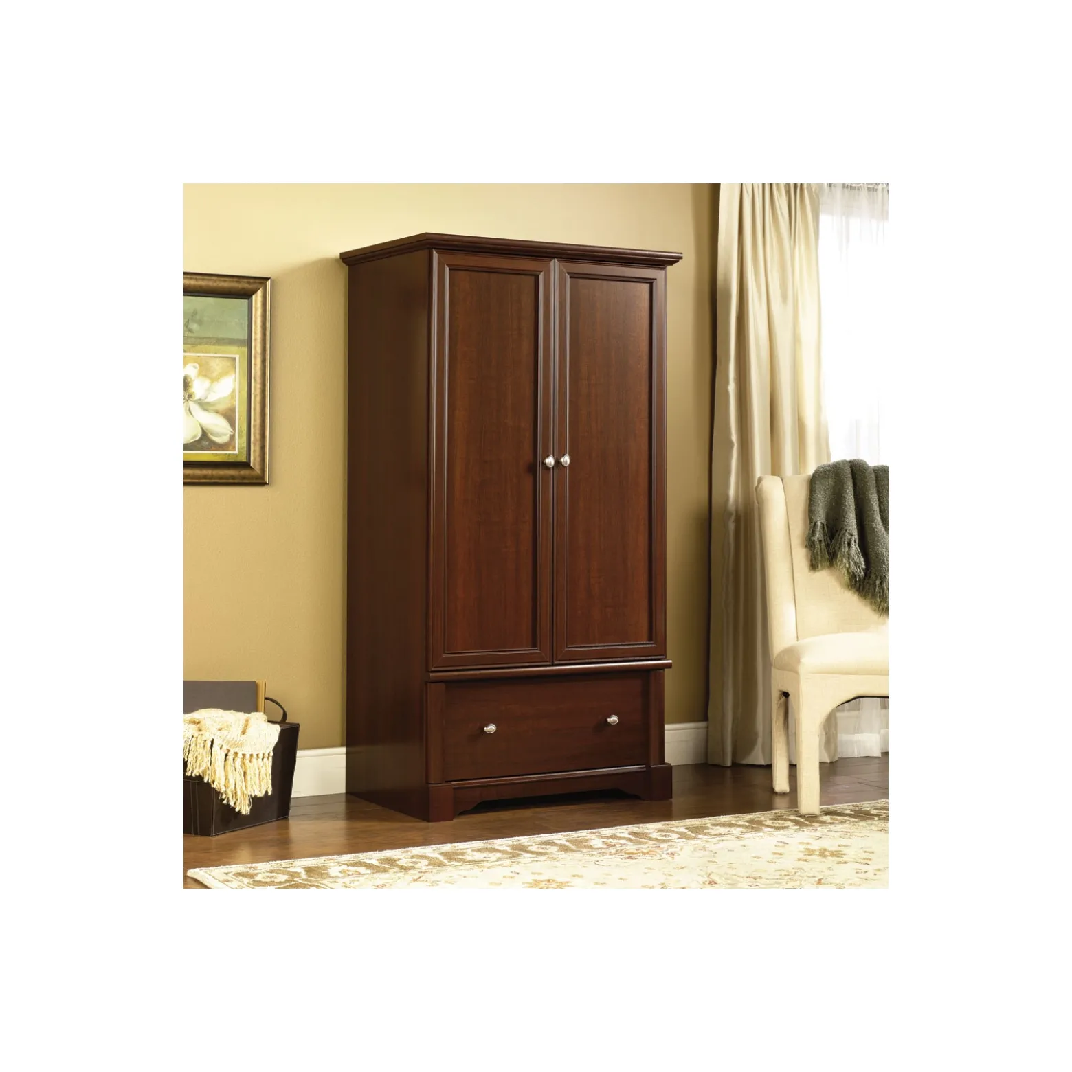 Palladia Double Door Wardrobe Cabinet - 66"H