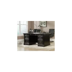 Palladia Double Pedestal Office Desk - 65"W