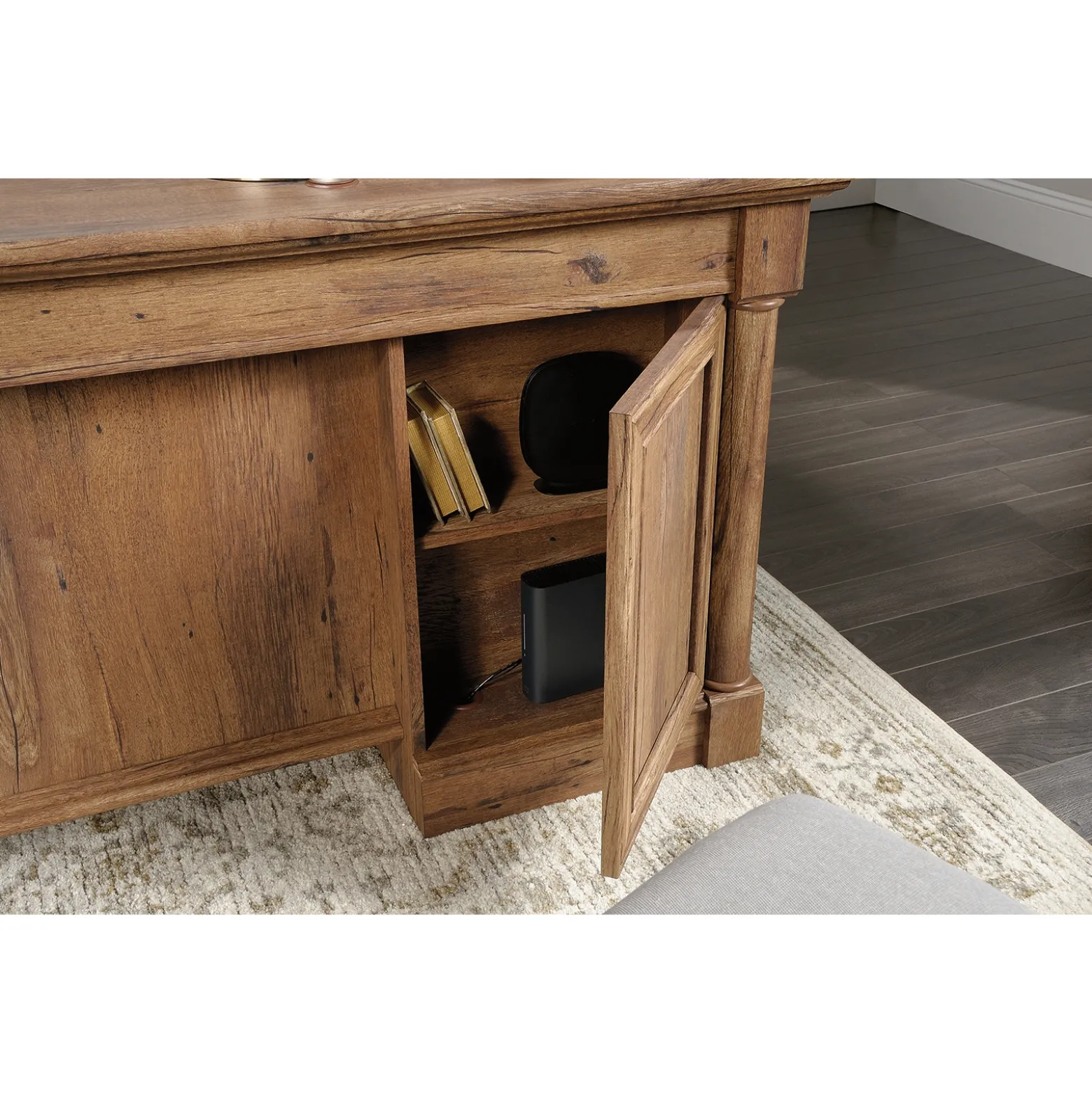 Palladia Double Pedestal Office Desk - 65"W