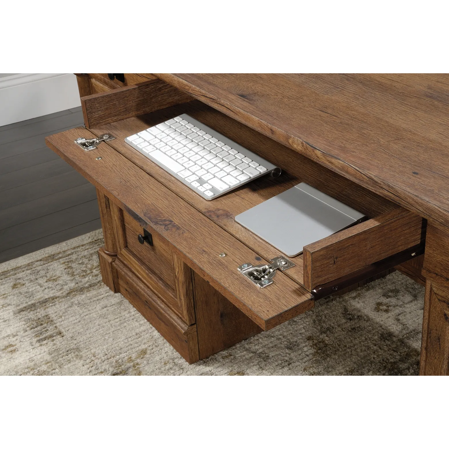 Palladia Double Pedestal Office Desk - 65"W