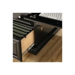 Palladia L-Shaped Desk with File