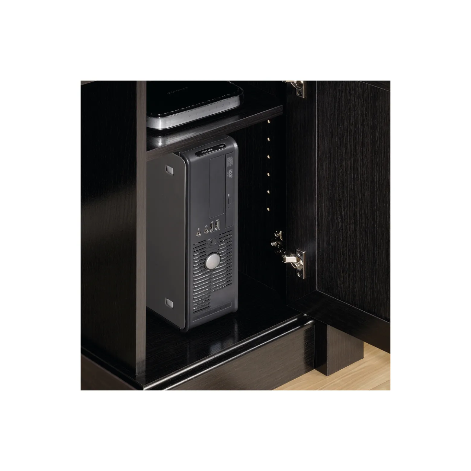 Palladia L-Shaped Desk with File