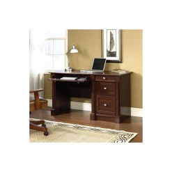 Palladia Single Pedestal Desk with Keyboard Tray