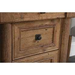 Palladia Single Pedestal Desk with Keyboard Tray
