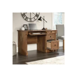 Palladia Single Pedestal Desk with Keyboard Tray