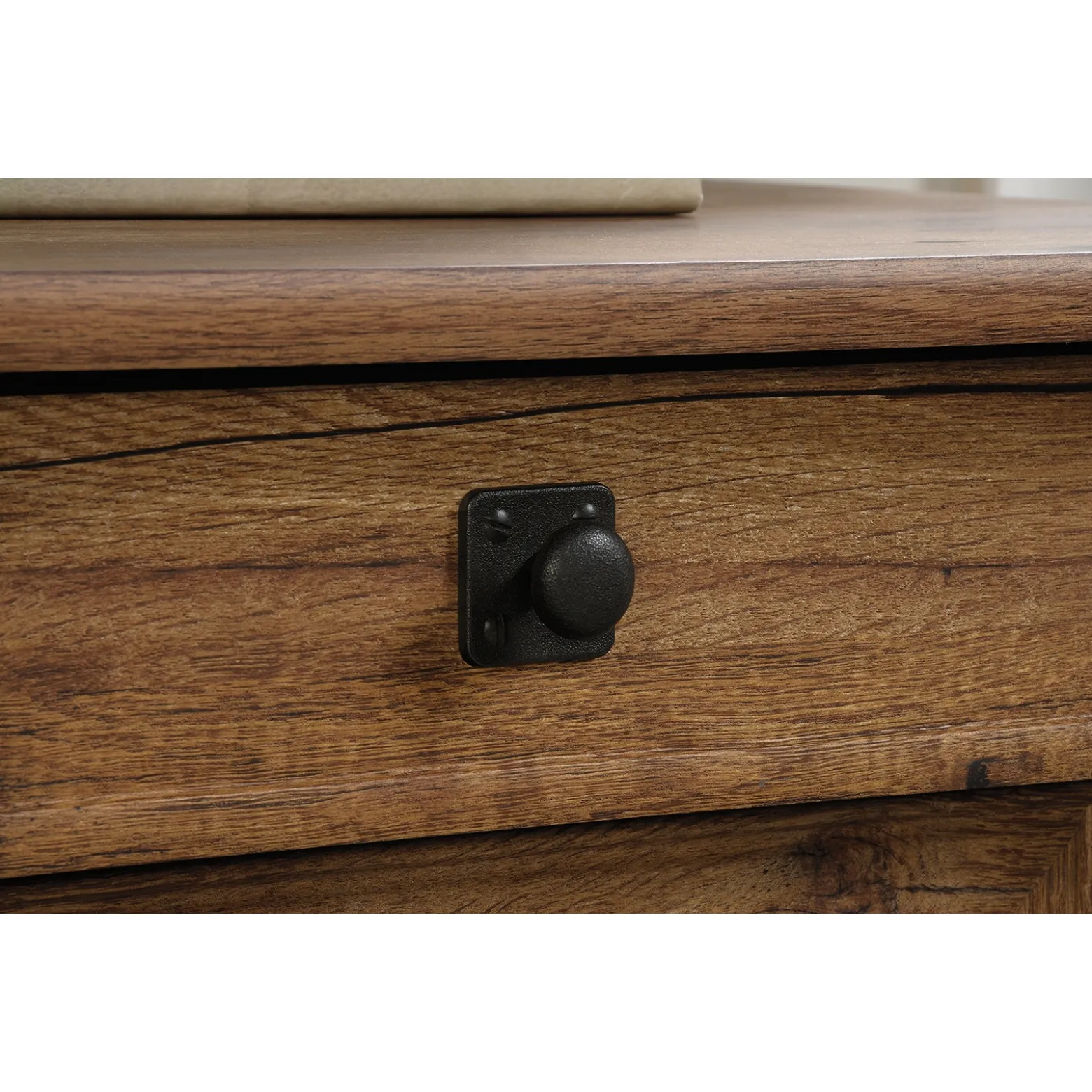 Palladia Single Pedestal Desk with Keyboard Tray