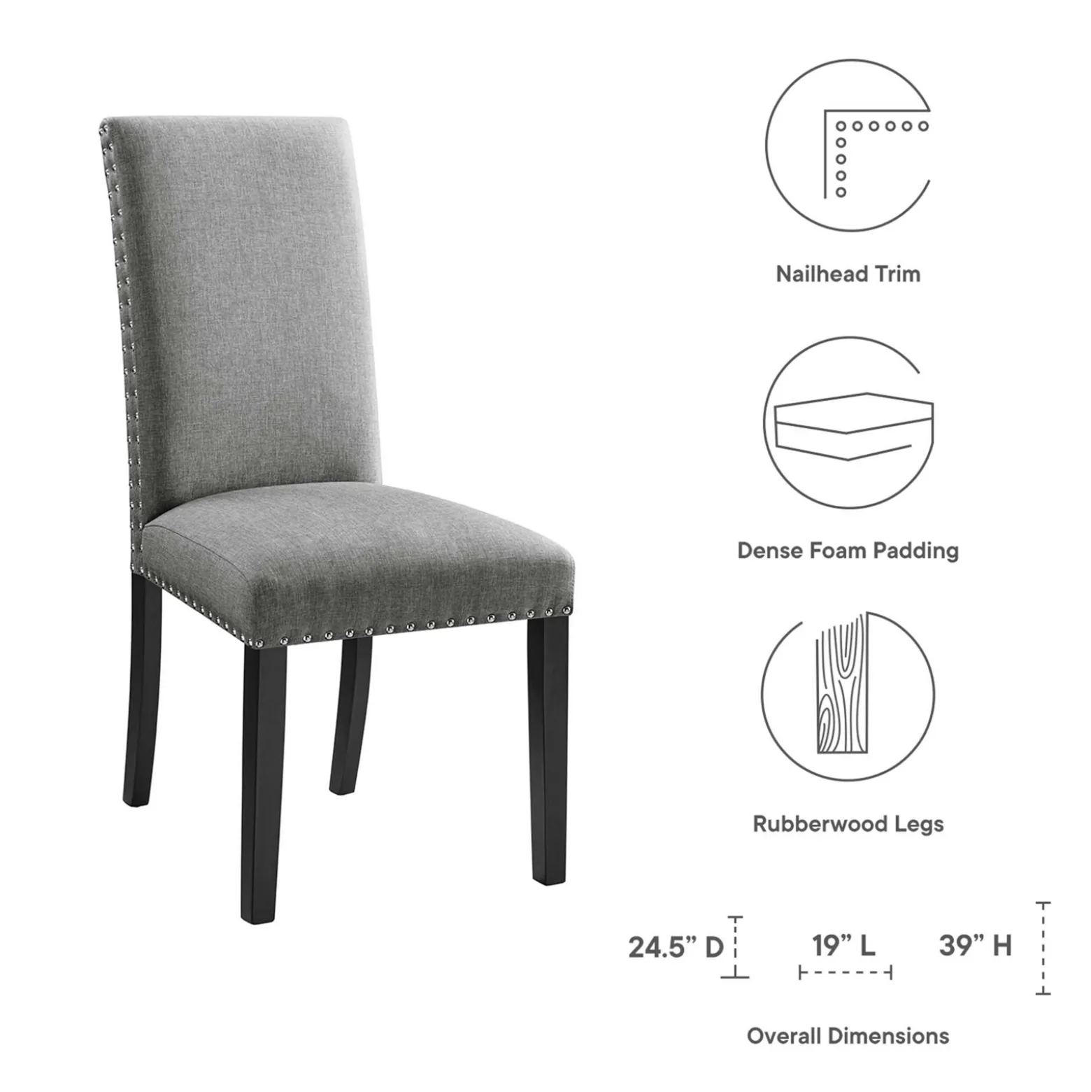 Parcel Fabric Dining Chair