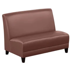 Parkside Armless Loveseat in Faux Leather - 44