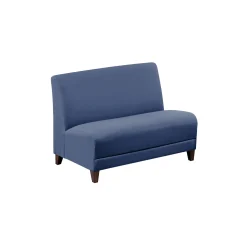 Parkside Armless Loveseat in Polyurethane or Fabric - 44"W