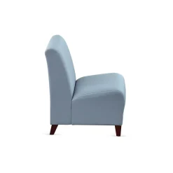 Parkside Armless Loveseat in Polyurethane or Fabric - 44"W